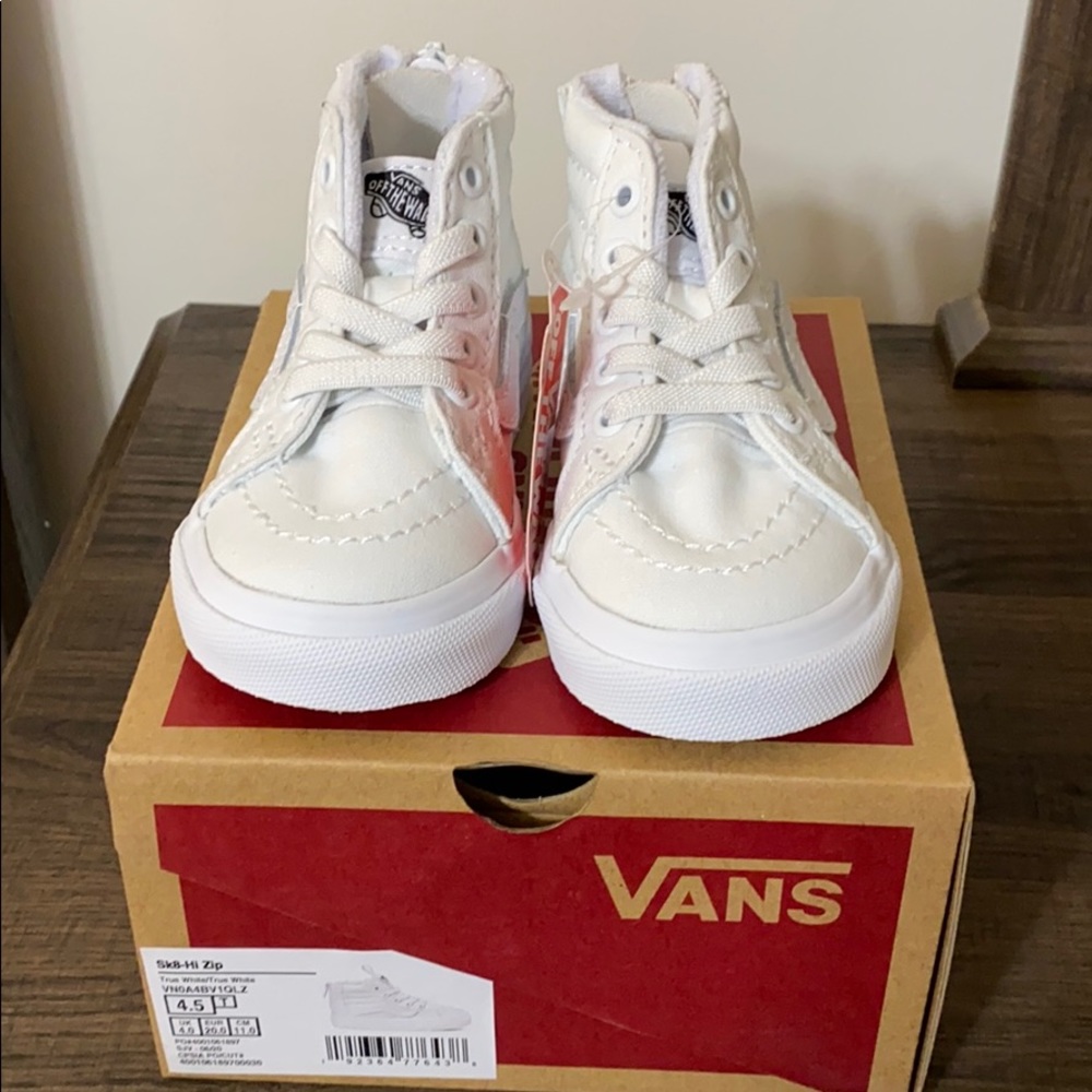 Toddlers Vans Sk8-Hi Zip Shoes